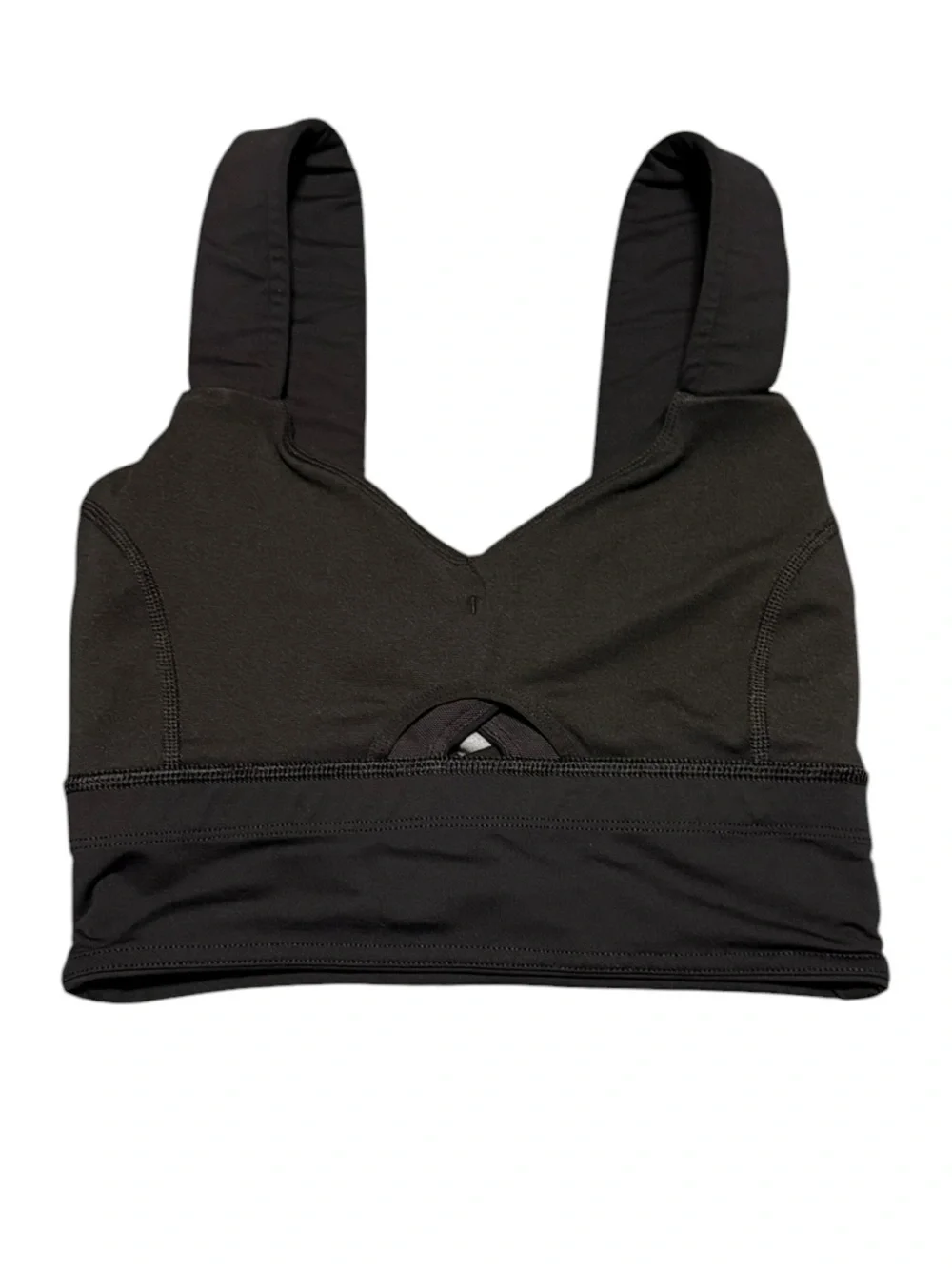 lululemon athletica Black Cutout Seamless Sports Bra